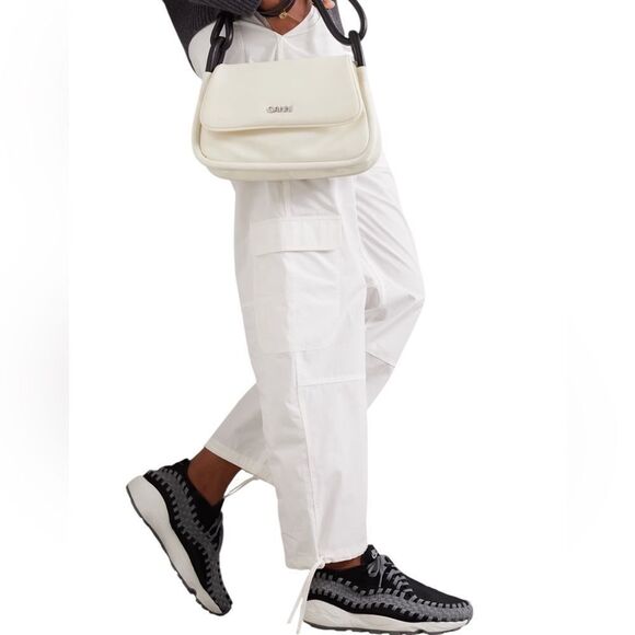 Nike Air Footscape Woven Grey Grosgrain Trimmed and Black Calf Hair Sneakers New - Picture 12 of 12